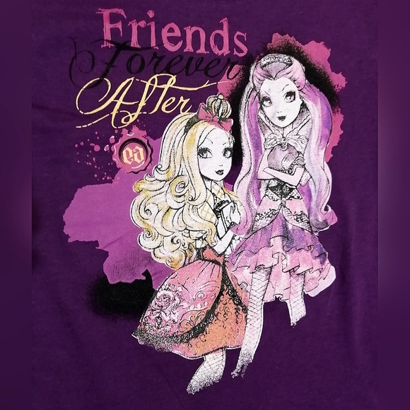 Ever After High Raven Queen Apple White 2 PC Top & Legging Set NWT Sz 8, 10, 12 - Picture 3 of 11